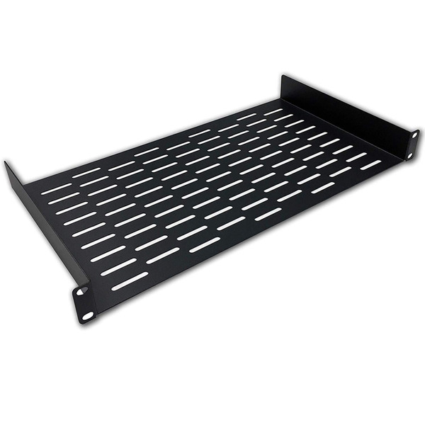 Electriduct ED 1U Universal 19" Vented RackMount Shelf- 10" Depth, PK 2 QWM-ED-RMS-VS-1U-2PK